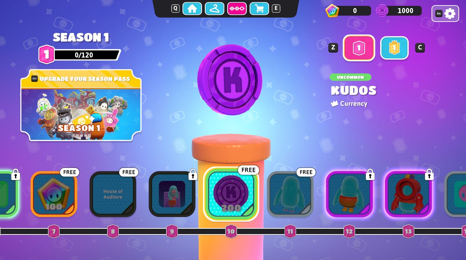 Fall Guys Kudos and how to get Kudos explained